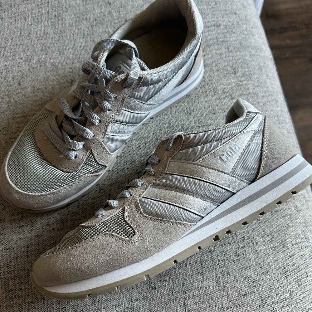 Gola Silver and Gray Women’s Sneakers